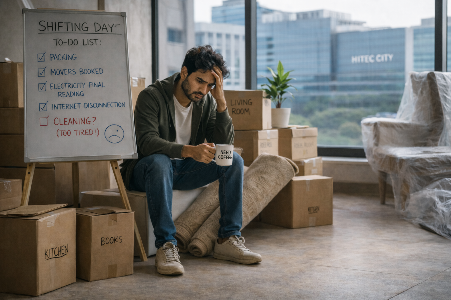 How Professional Cleaning Reduces Shifting Stress in HITEC City